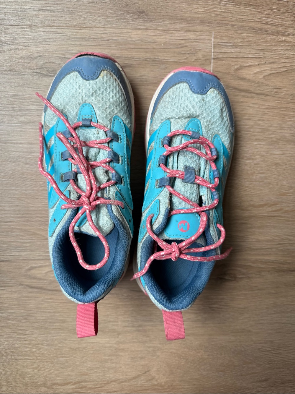 Merrell Kids Sneakers Teal Blue Pink